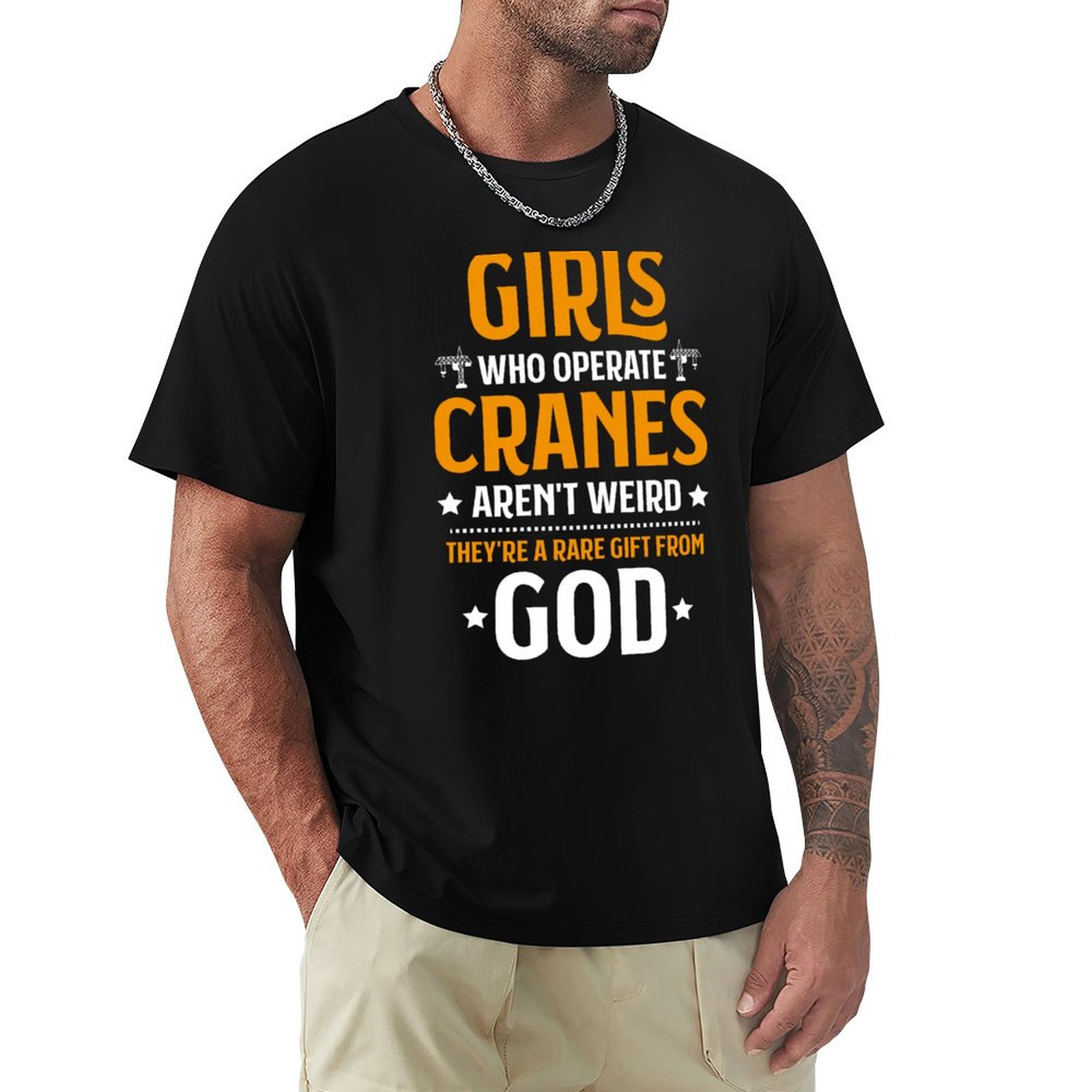 Heavy Equipment Driver - Kraanoperateur Kraanchauffeur T-shirt voor zwaar materieel