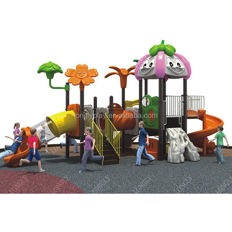 Heavy Equipment Education - Stijlvolle, stevige plastic glijbaan voor kinderen,