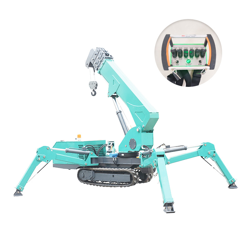 Compact Crawler Boom Lift - 7T Hydraulische Spinnenkraan Mini Rupskraan Lange