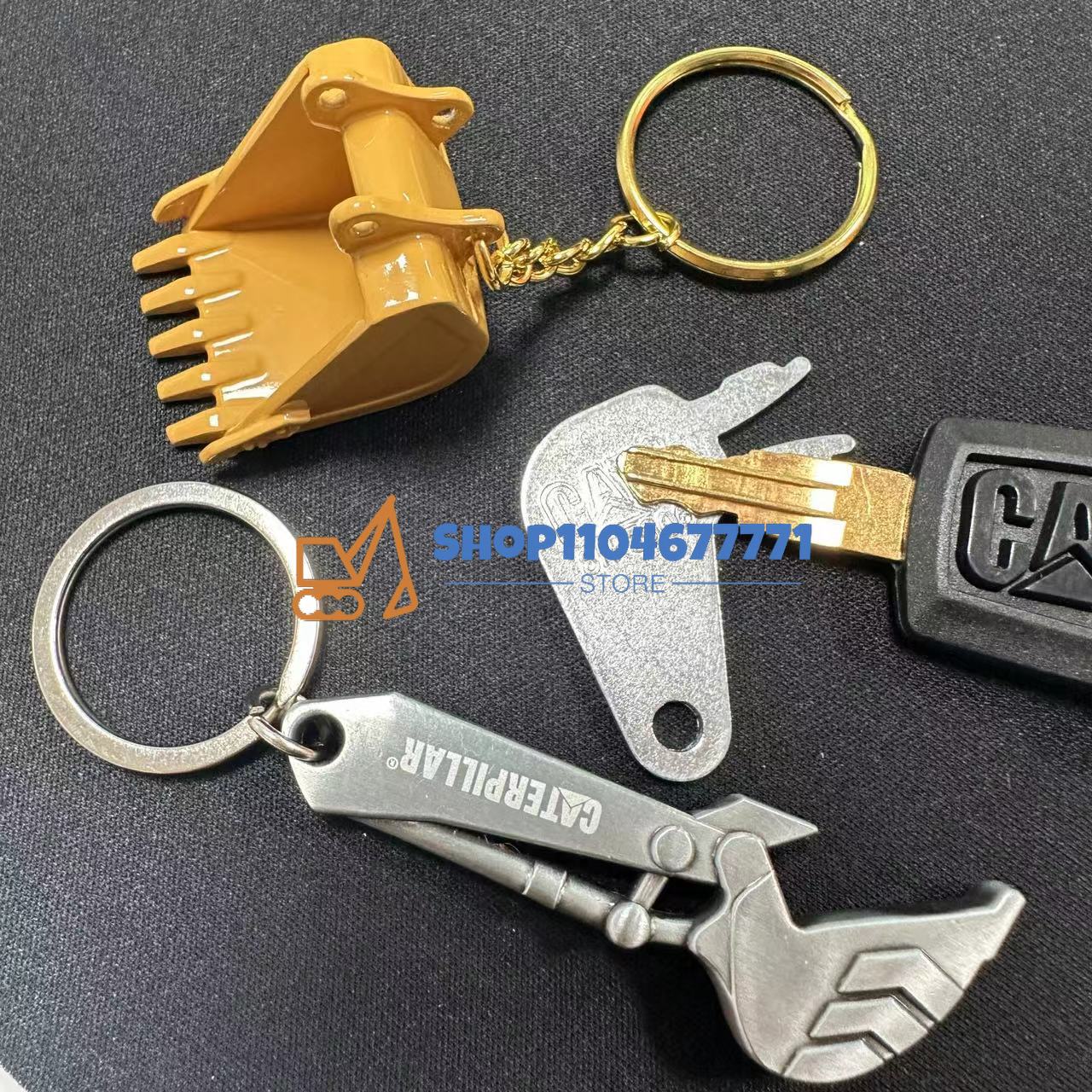 Heavy Equipment With Bucket - 5P8500 8H5306 Graafmachine Zware Apparatuur Sleutelhanger
