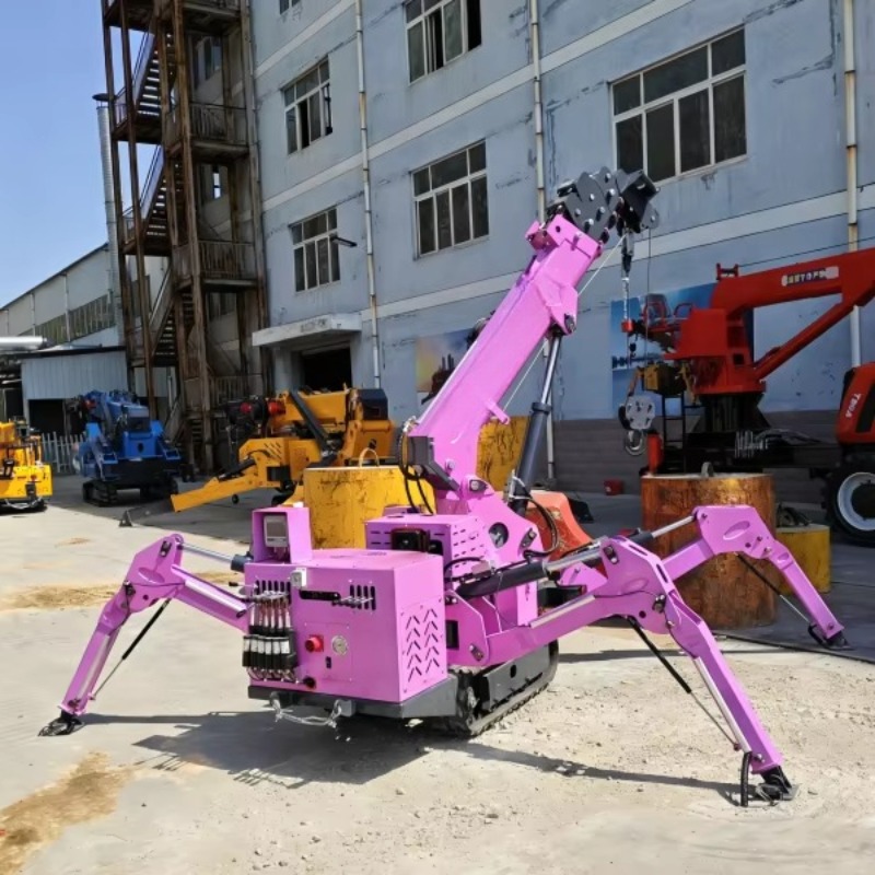 Compact Crawler Boom Lift - 7 ton afstandsbedienbare spinnenrupskraan met 14m