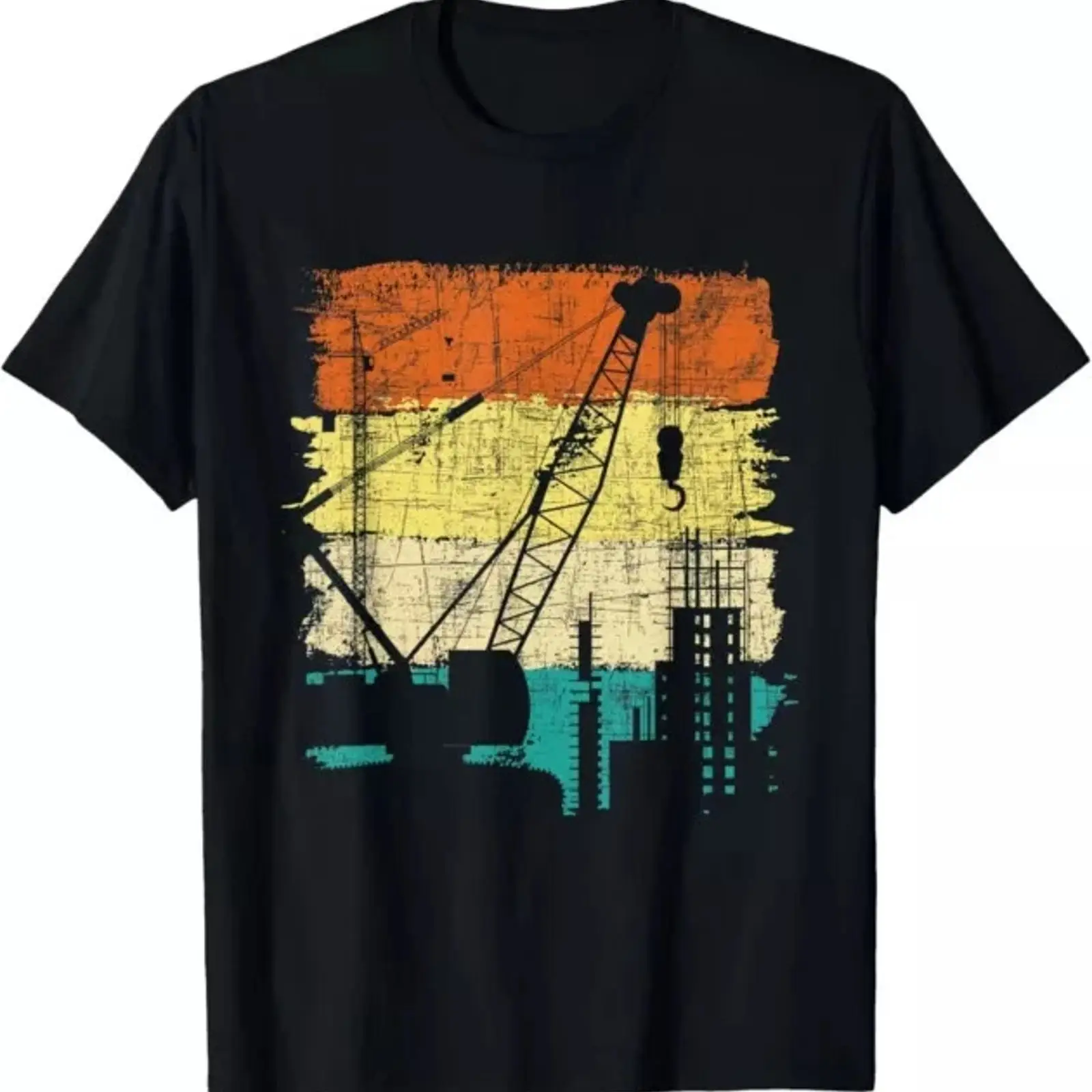 Heavy Equipment Driver - Kraanoperateur Retro Tower Heavy Equipment Driver