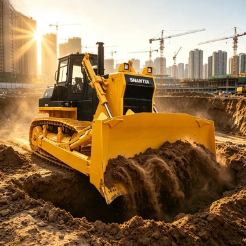 Heavy Equipment Bulldozer - SD22 Rupsdozer Bulldozer Machine Aardverzetmachine 220PK