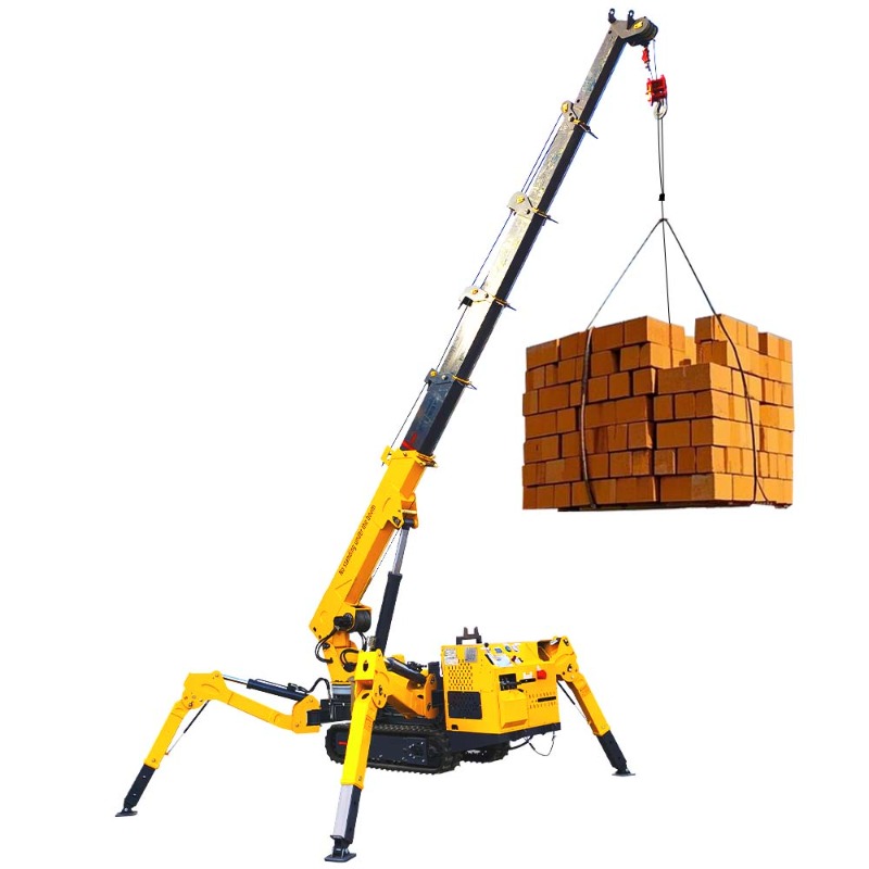 Compact Crawler Boom Lift - Zelfrijdende compacte rupsbieklift Spider Towable Rough