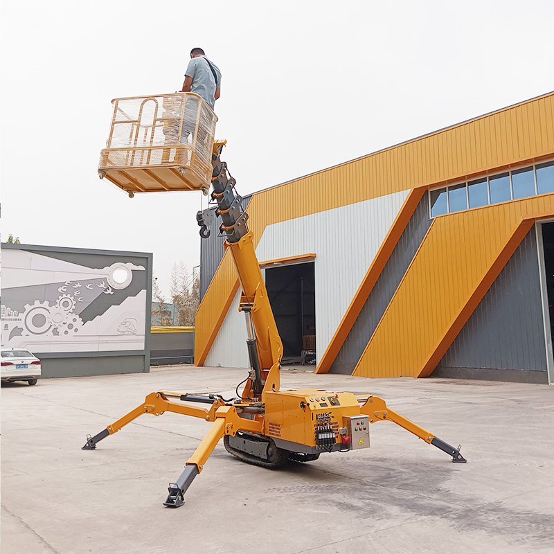 Geavanceerde spinnenkraan hydr - Compact Crawler Boom Lift recensie en prijs