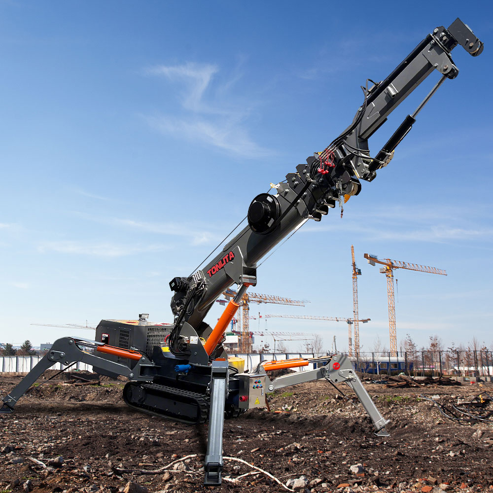 Geoptimaliseerde compacte mini - Compact Crawler Boom Lift recensie en prijs