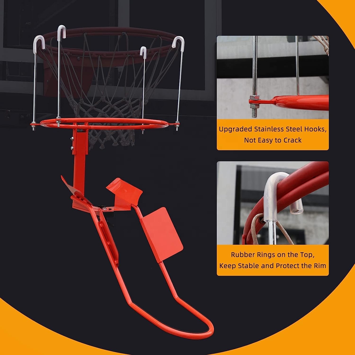 Robuuste stalen basketbalretou - Heavy Equipment Training recensie en prijs
