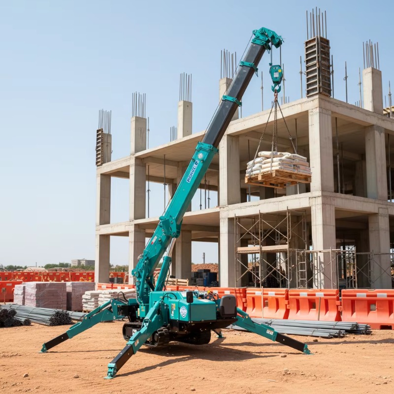 Spinnekranen Mini-rupskraan Co - Compact Crawler Boom Lift recensie en prijs