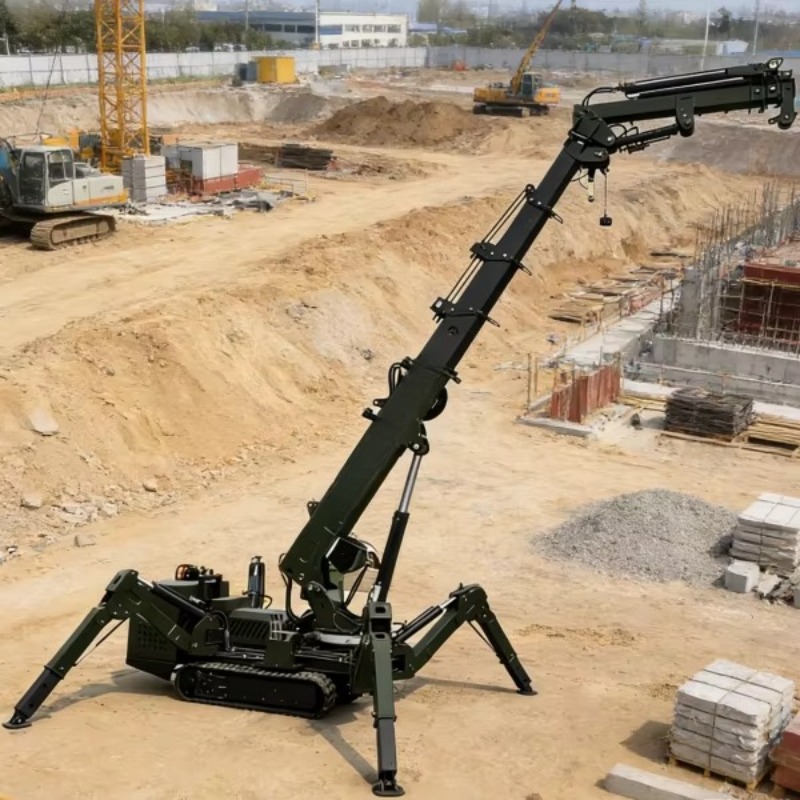 7 ton afstandsbedienbare spinn - Compact Crawler Boom Lift recensie en prijs
