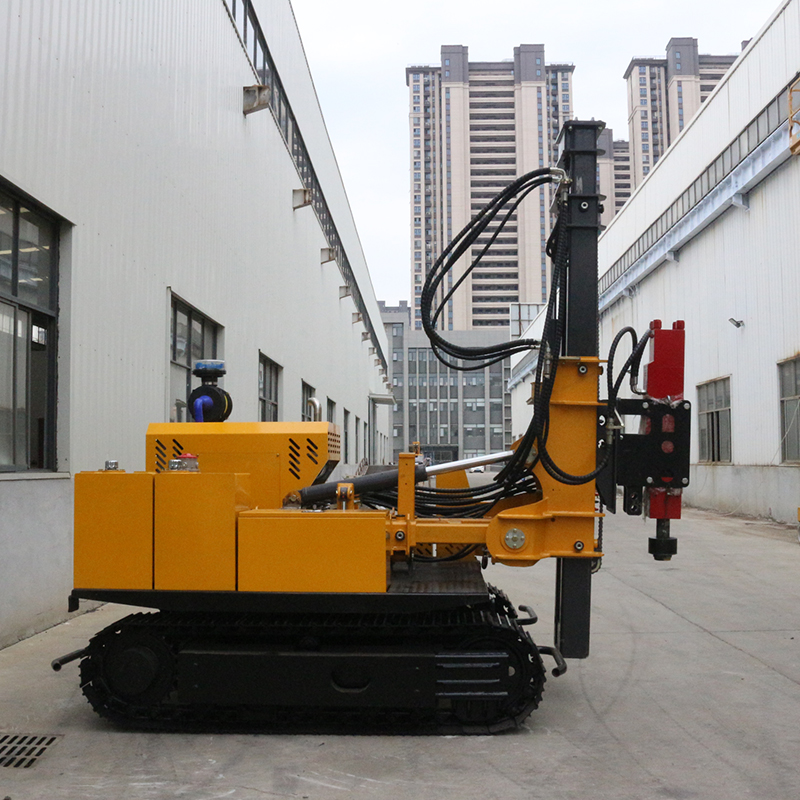 Hydraulische zonne-paalram met - Heavy Equipment Driver recensie en prijs
