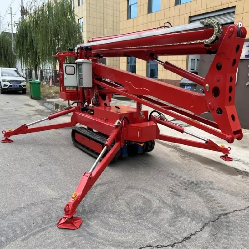 YG Op maat gemaakte 12m Briggs - Compact Crawler Boom Lift recensie en prijs